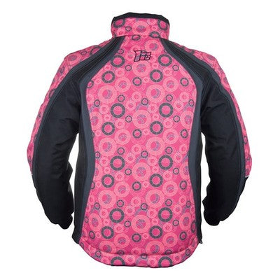 Solid Spare Girls Youth Mossi Circles Snow Jacket Coat Winter Pink with Circles Size 2