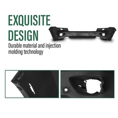 Solid Spare Front Upper Bumper Cover Fit For 2011 2012 2013 Jeep Grand Cherokee Replacement