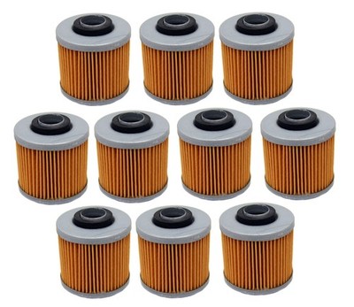 Solid Spare Factory Spec brand Oil Filters - 10 Pack for Yamaha MX ATV Motorcycle 10x FS-707