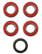 Solid Spare Both Rear Wheel Bearing & Seal Kit for Suzuki King Quad 400 2008-2012