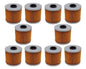 Solid Spare 10 Pack of Oil Filters for Kawasaki KL600, KLR650, KLX650 Replaces OEM 16099-004