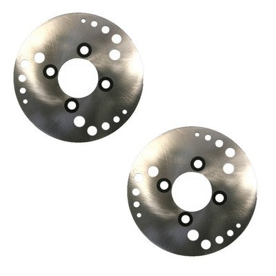 Solid Spare Both Front Disc Brake Rotors for Kawasaki fits KFX700 V-Force 700 & KFX450R