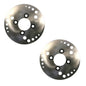 Solid Spare Both Front Disc Brake Rotors for Kawasaki fits KFX700 V-Force 700 & KFX450R