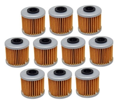 Solid Spare 10 PACK Oil Filters for Honda CRF150R CRF150RB CRF250R CRF250X CRF450X CRF450R
