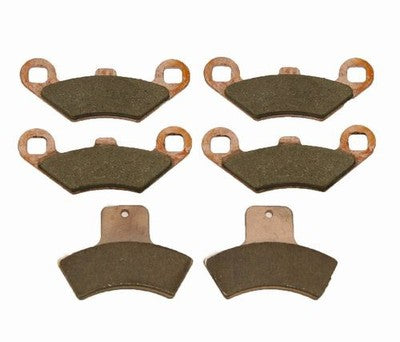 Solid Spare Front & Rear Severe Duty Brake Pads 1998-2004 fits Polaris Scrambler 500 2x4 4x4