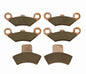 Solid Spare Front & Rear Severe Duty Brake Pads 1998-2004 fits Polaris Scrambler 500 2x4 4x4