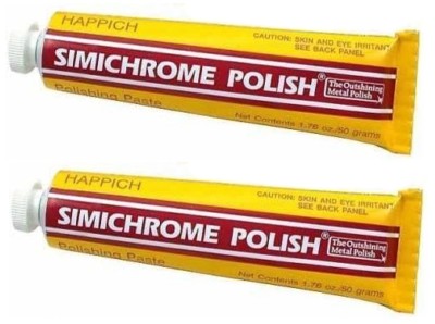 Solid Spare Simichrome TUBE-50G Outshining Metal Polish 1.76 oz Prevents Tarnishing 2 PACK