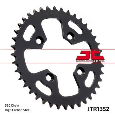 Solid Spare JT Sprockets 40 Tooth Rear Steel Sprocket for Honda ATC350X fits 1986 Models