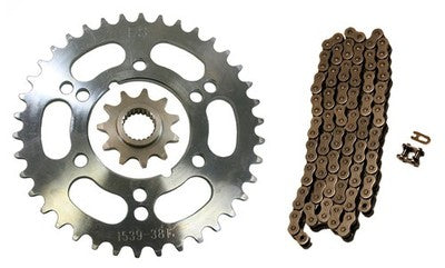 Solid Spare Natural 520x78 O-Ring Chain 11/38 Sprockets for Polaris Trail Blazer 250 2001-04