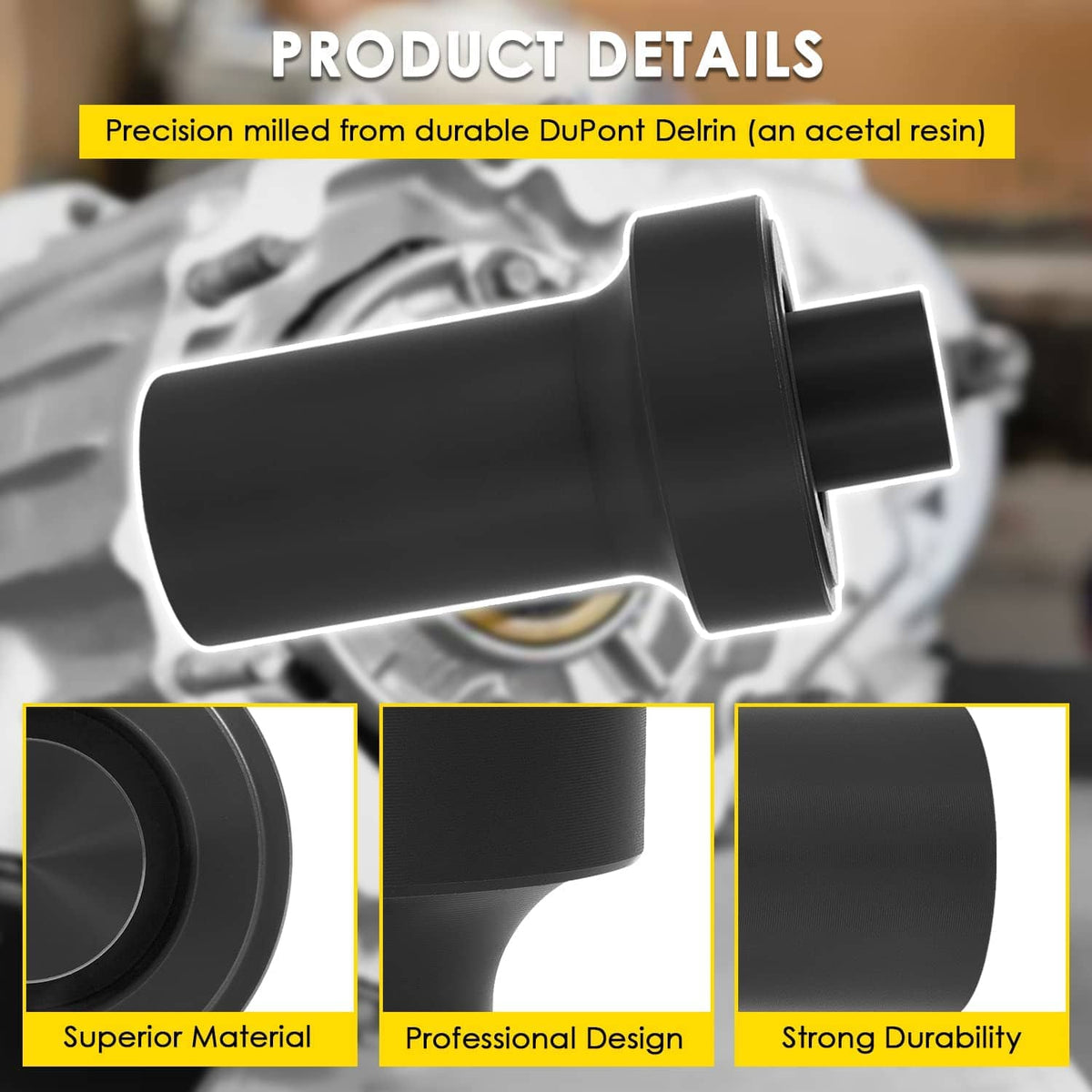 Solid Spare Adapt-A-Case Front Output Seal Driver Install Tool For GM NP246/261/263 TM109RAC