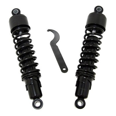 Solid Spare Pair of Black Shocks 11.75" for Harley-Davidson XL Sportster Fits 1979-2012