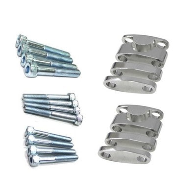 Solid Spare Adjustable Bar Risers - Raise Handlebars 3/4" to 1-1/2" fits most 1-1/8" Bars