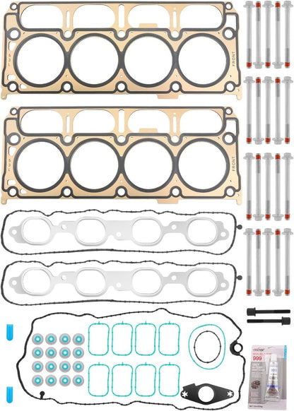 Head Gasket 5.3L w/ Cylinder Head Bolt Kit For Chevy Silverado GMC Sierra Yukon