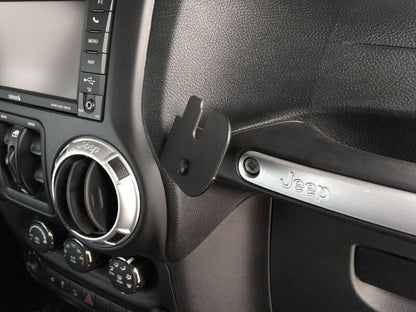 Radio Bar Passenger Holder 75WXST CB Mic Grab Mount Fits For Wrangler JK 2011-up