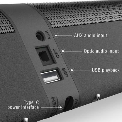Detachable Surround Sound Bar Wireless Subwoofer 2 Speaker System Home Theater`