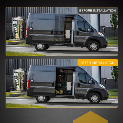 Upper & Middle & lower Right Sliding Door Roller Kit For 2014-2025 Ram ProMaster