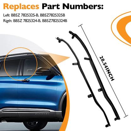 Door Weatherstrip Seal LH RH For 11-19 Ford Explorer BB5Z7825324B BB5Z7825325B