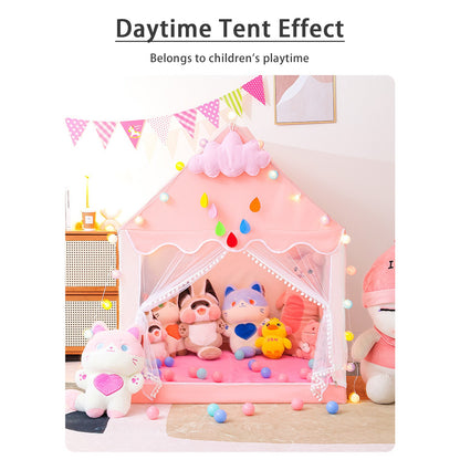 Assembly Tent with Metal Frame Kids Indoor Play Tent for Boys & Girls