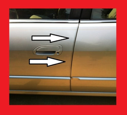 CLEAR DOOR EDGE GUARD PROTECTOR TRIM MOLDING ALL MODELS 15 ft