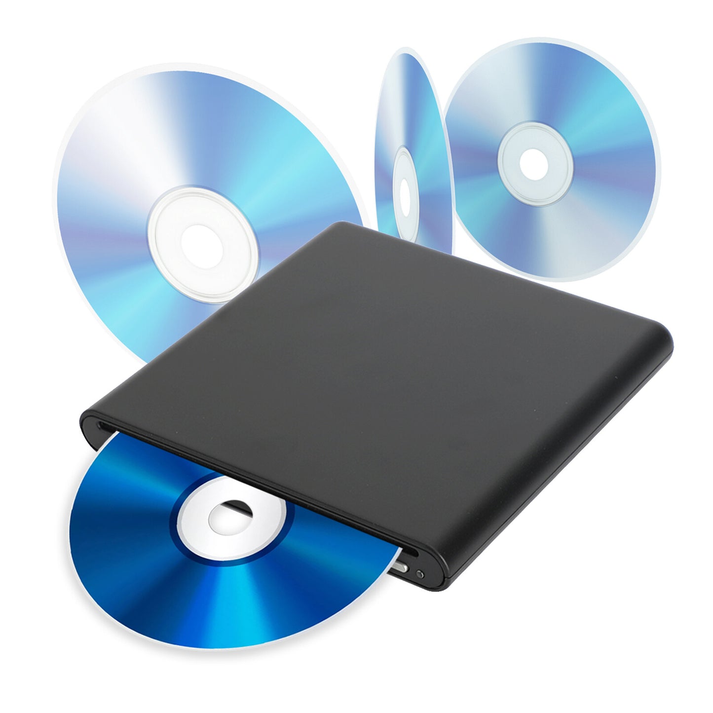 Burner USB External BD-R BD DVD CD RW Disc Writer Movie Player Black