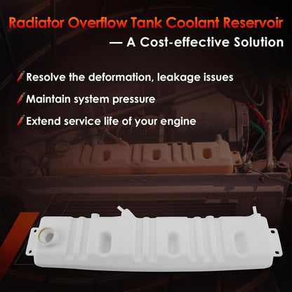 F6HZ8A080B Engine Radiator Coolant Reservoir Fit 80-99 Ford F600 F700 F800 B600