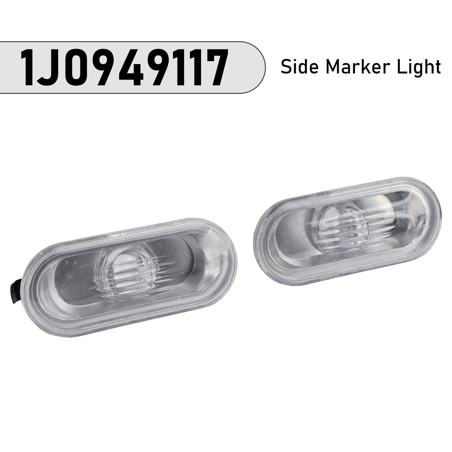 2X Side Marker light for VW Jetta Bora Golf Mk4 GTI B5.5 Passat B5 beetle R32