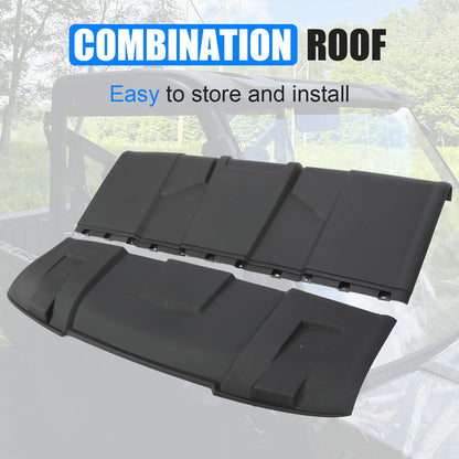 Solid Spare Black Hard Roof For Polaris Ranger XP 1000/900/570 Brutus 2013-2025 #2882911