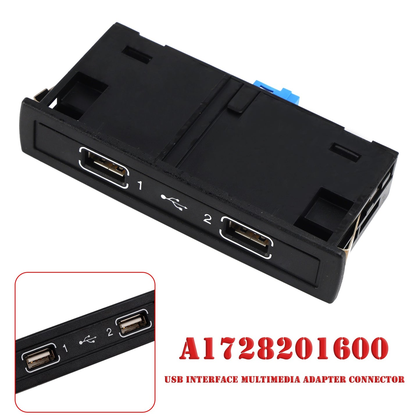 A1728201600 USB Interface Multimedia Adapter Connector for Mercedes-Benz