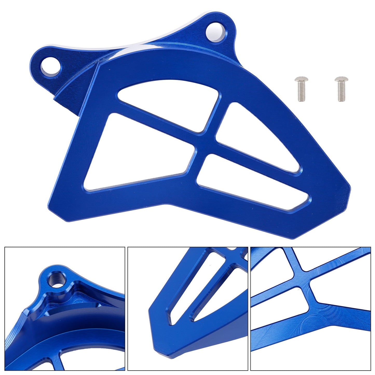 Sprocket Guard Cover Aluminum Chain Protector For Yamaha YZ125 1993-2004 Blue