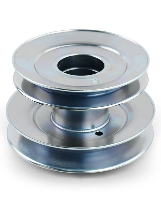 Solid Spare 941-0524A Double Deck Pulley For 42" 44" 50" 54" Cub Cadet Troy Bilt MTD Stamped