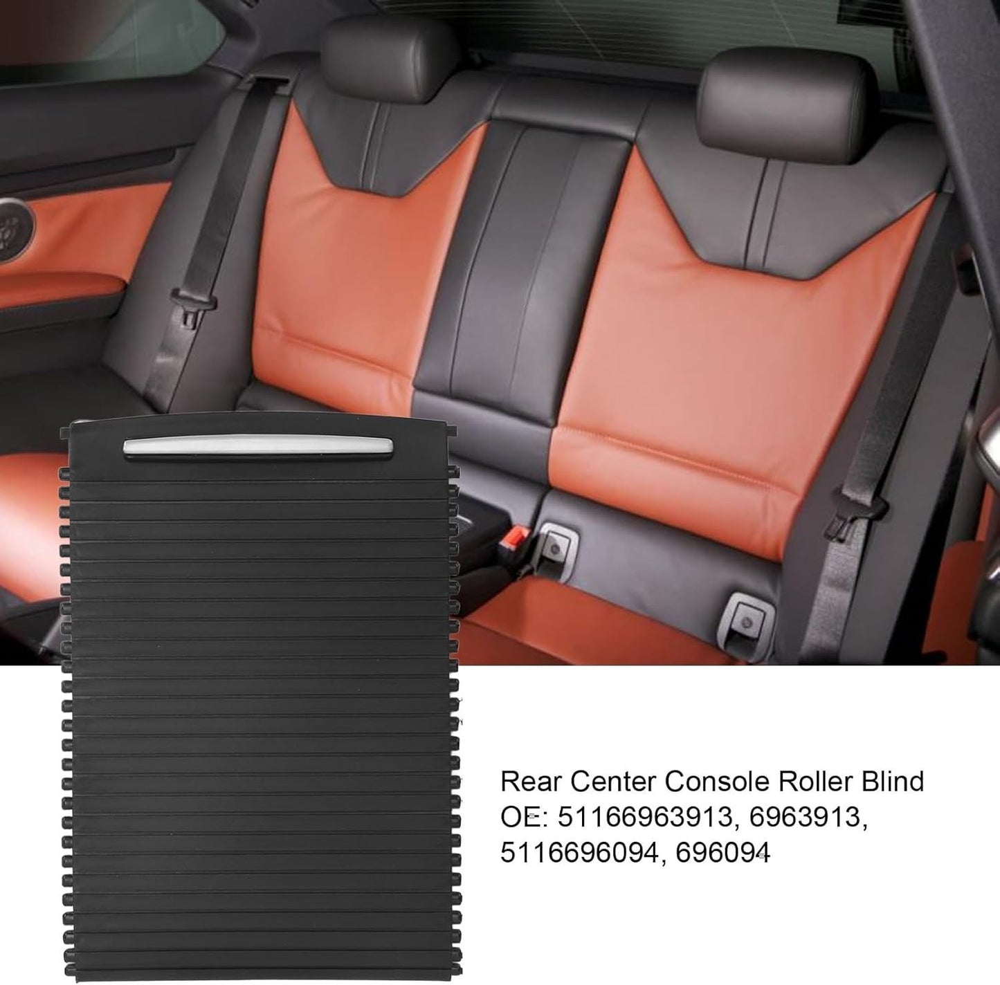 Rear Console Cup Holder Roller Box Cover for BMW E90 E92 M3 E93 335 51166963913