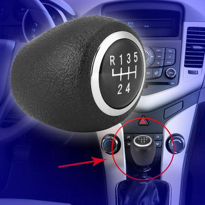 10mm Car 5 Speed Manual Shift Knob Gear Stick Shifter Lever Black