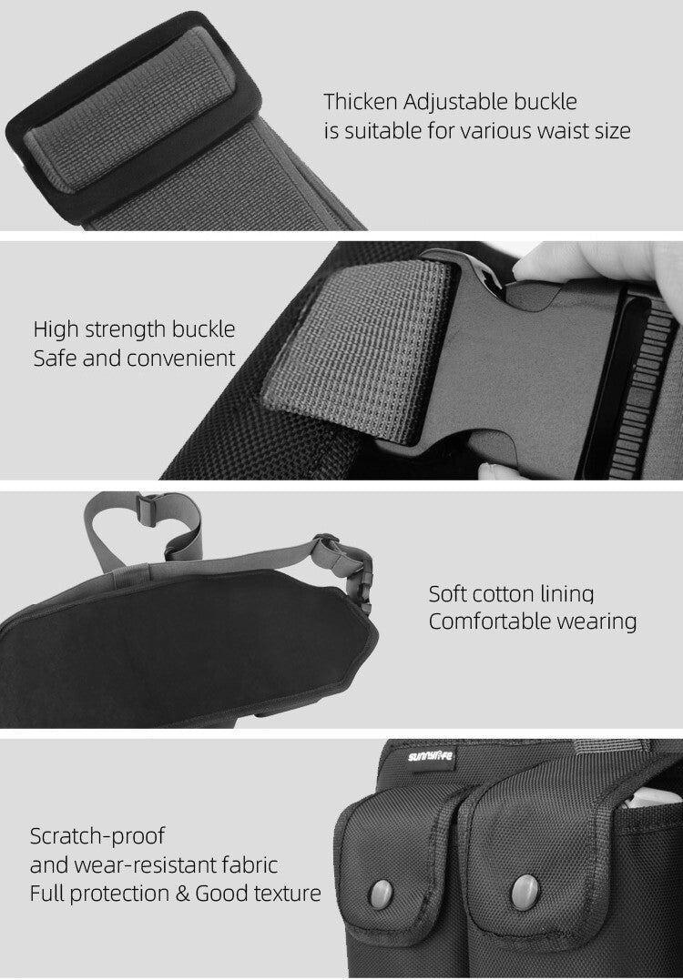 Sunnylife Portable Waist Pack Outdoor Protective Pack Storage Bag for Mavic Mini