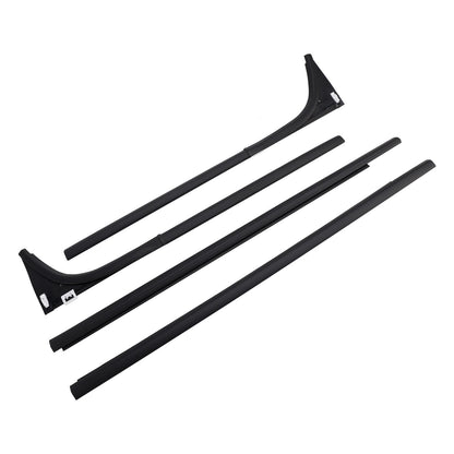 4pcs Inner Outer Weatherstrip Door Belt For Mazda BT-50 Pro Pick Up 2012-2019
