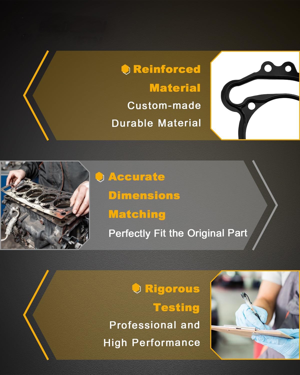 Timing Chain Kit w/ Head Gaskets For Chevy Cruze Limited Sonic Trax Buick Encore