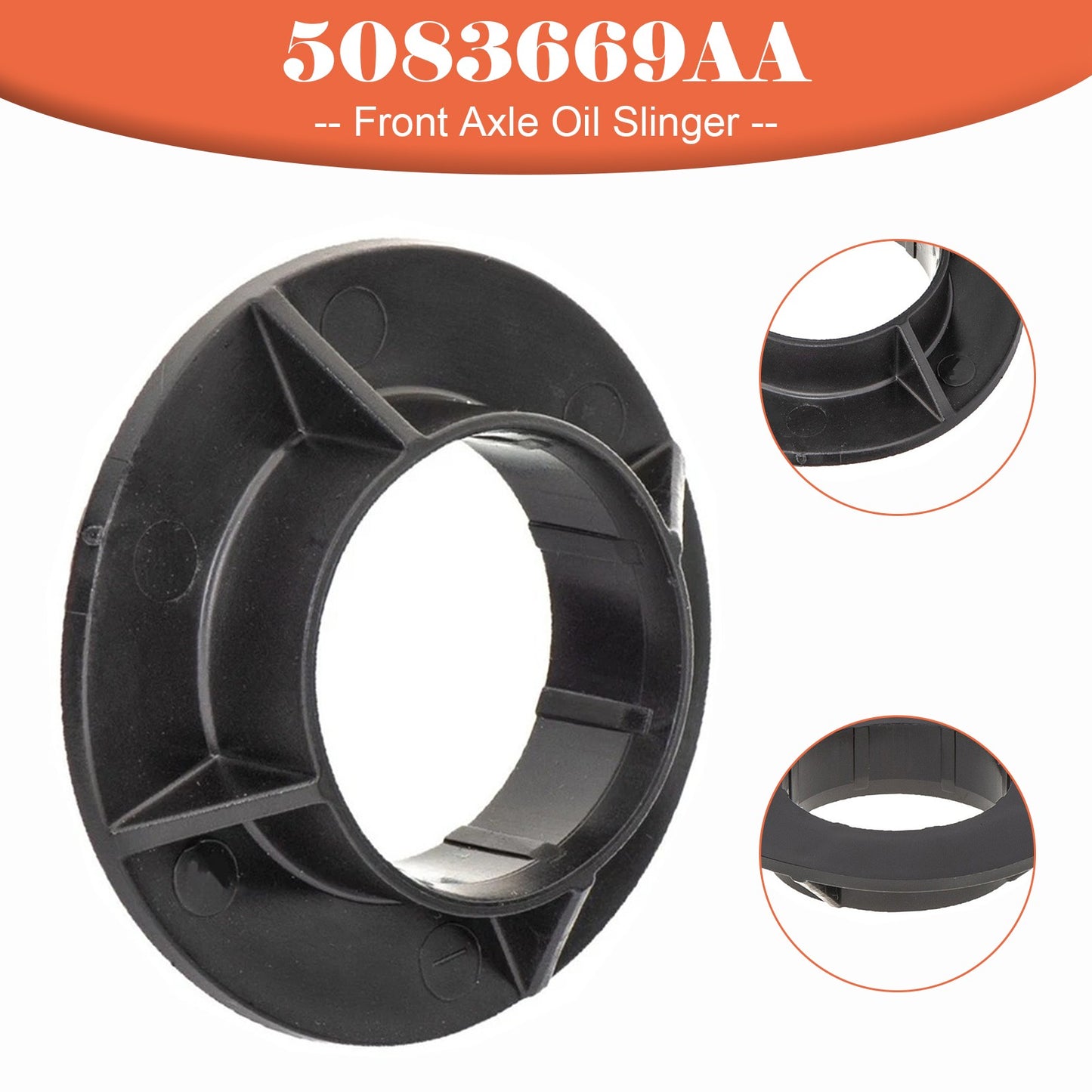 Front Axle Oil Slinger 5083669AA for Jeep Wrangler JK 2007-2018