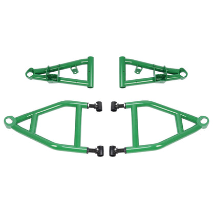 Solid Spare 4PCS High Clearance Front A Arms Set For Kawasaki Teryx / 4 /800 2012-2024 Green