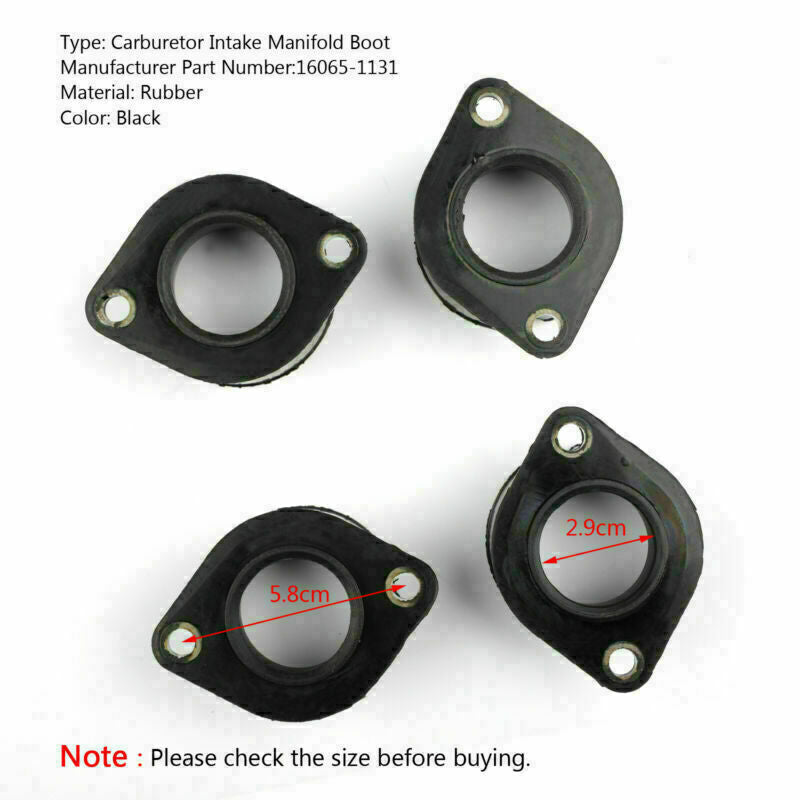 Carburetor Holder Intake Manifold Boot For Kawasaki KZ1000 KZ1100 ZN1100 A1 B1UA