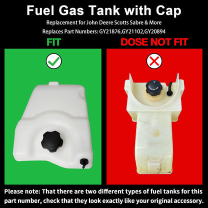 GY21876 Gas Fuel Tank Fits John Deere D100 D105 D110 D120 D130 D140 D150 D160