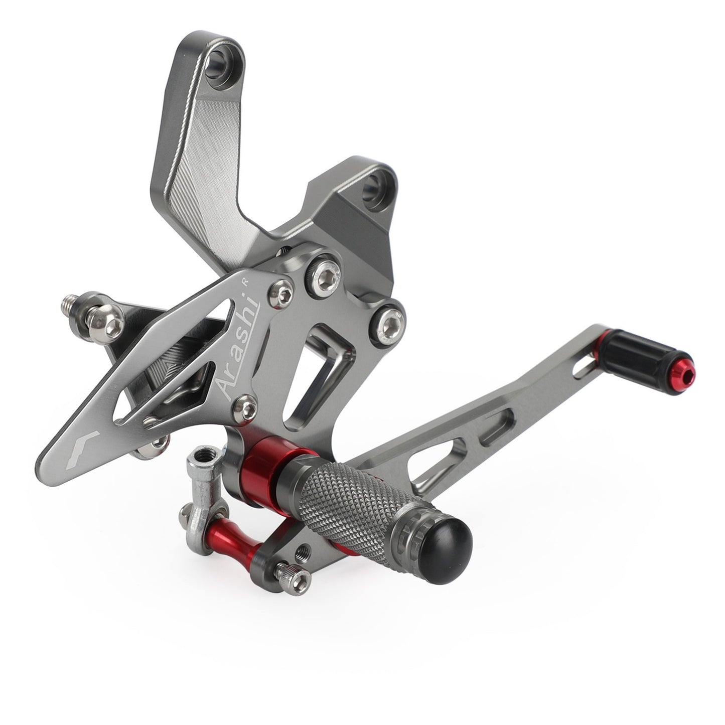 Aluminum Gray Rear Sets Footpegs Footrest For Kawasaki Z900 Z 900 2021 2022