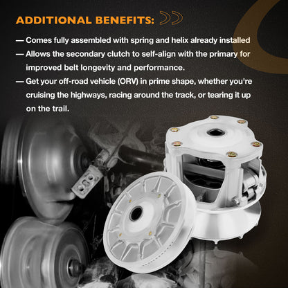 Primary & Secondary Driven Clutch w/ Puller For 2016+ Polaris RZR XP ＆ S 1000