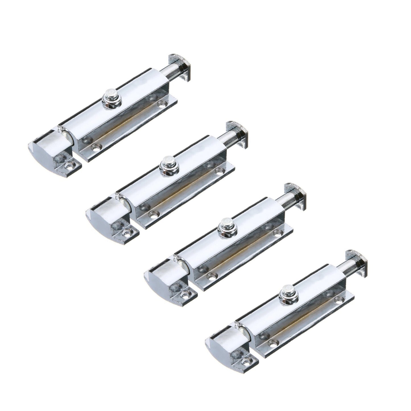 4 Pack Barrel Bolt Lock Slide Latch Lock for Security Gate Warehouse