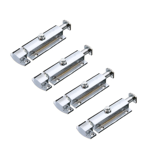 4 Pack Barrel Bolt Lock Slide Latch Lock for Security Gate Warehouse