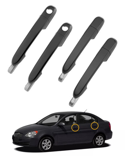 Exterior Outside Door Handle Set LH RH For 2006-11 Hyundai Accent Dodge Attitude