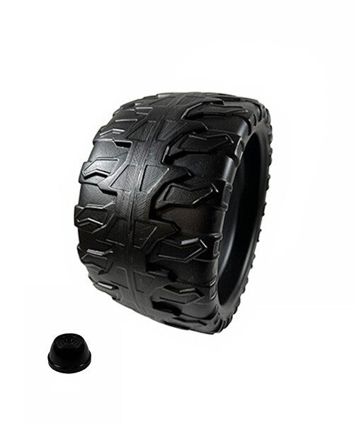 Solid Spare Power Wheels BCK85-2659 Jeep Wrangler Wheel and Retainer Cap Kit 00801-1451