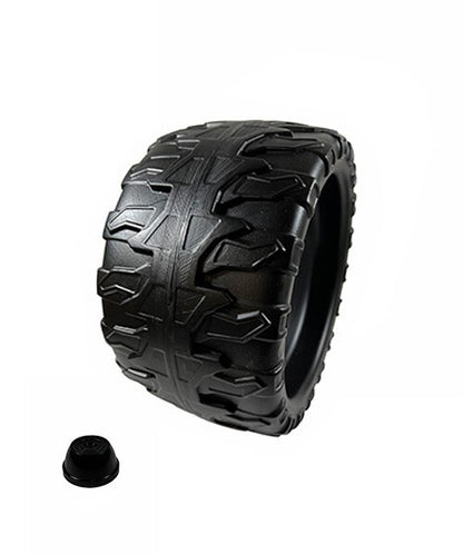Solid Spare Power Wheels BCK85-2659 Jeep Wrangler Wheel and Retainer Cap Kit 00801-1451