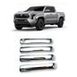 For 2024-2026 Toyota Tacoma Chrome 4 Door Handle Covers Overlay