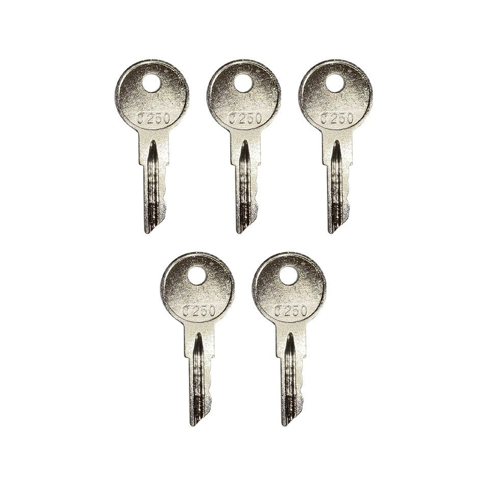 (5) Ignition Key For Crown Forklift  Walkie Wave - C250, 170151-001, 089216-001