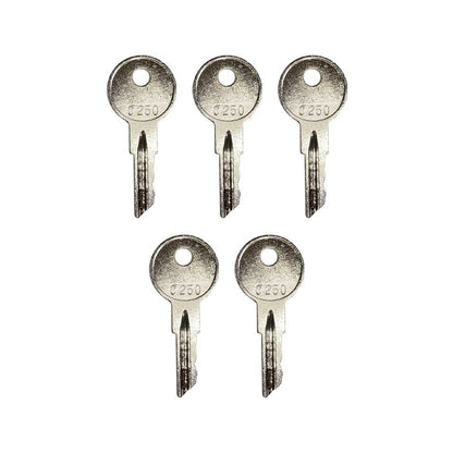 (5) Ignition Key For Crown Forklift  Walkie Wave - C250, 170151-001, 089216-001