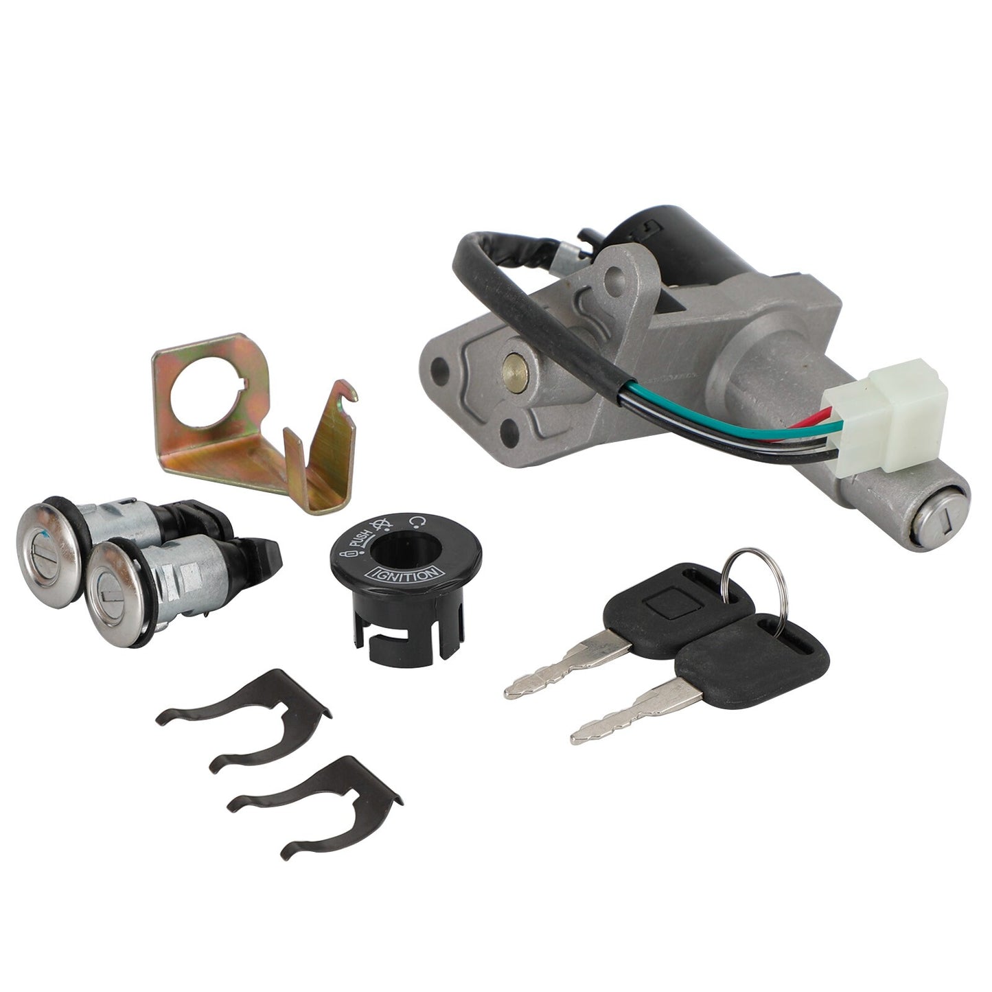50 150cc GY6 4-Stroke Chinese Scooter Moped Ignition Key Switch Seat Lock Set